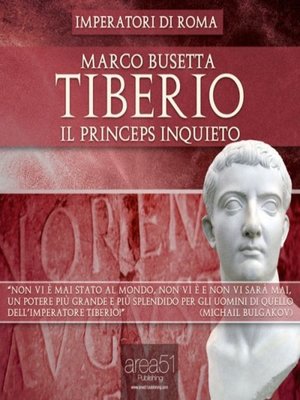 cover image of Tiberio. Il princeps inquieto